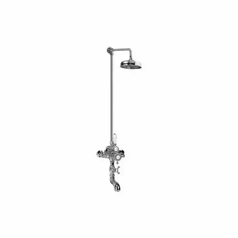 Adley Exposed Thermostatic Shower System (Rough and Trim)