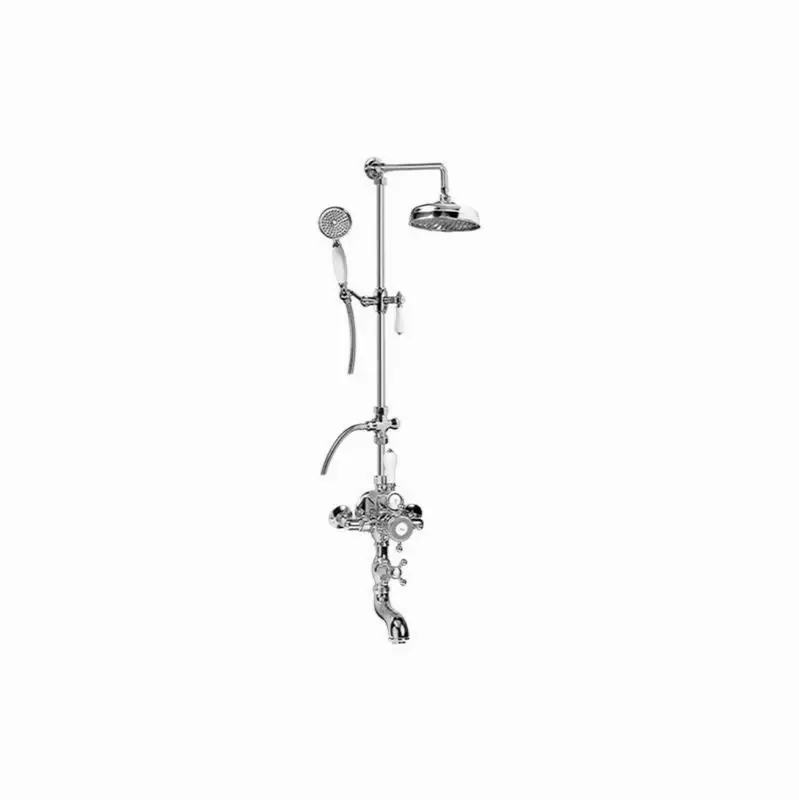 Adley Exposed Thermostatic Tub and Shower System w/Handshower (Rough and Trim)