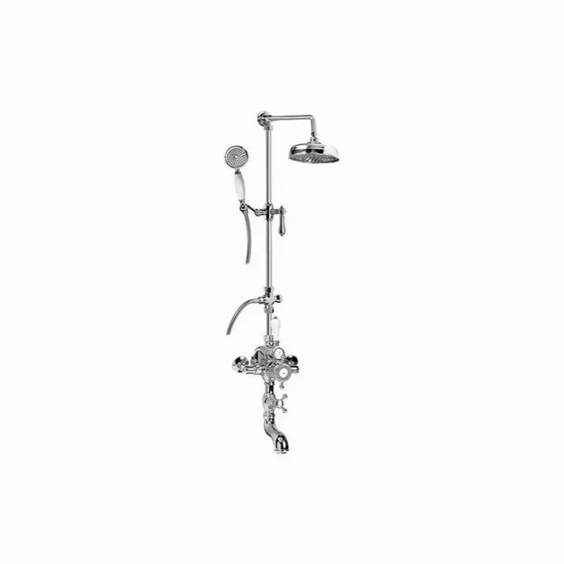 Adley Exposed Thermostatic Tub and Shower System w/Handshower (Rough and Trim)