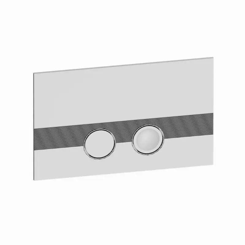 Cameo Dual-Flush Actuator Plate