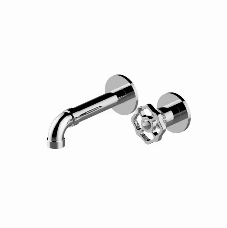 Vintage Wall-Mounted Lavatory Faucet with Single Handle (Trim)