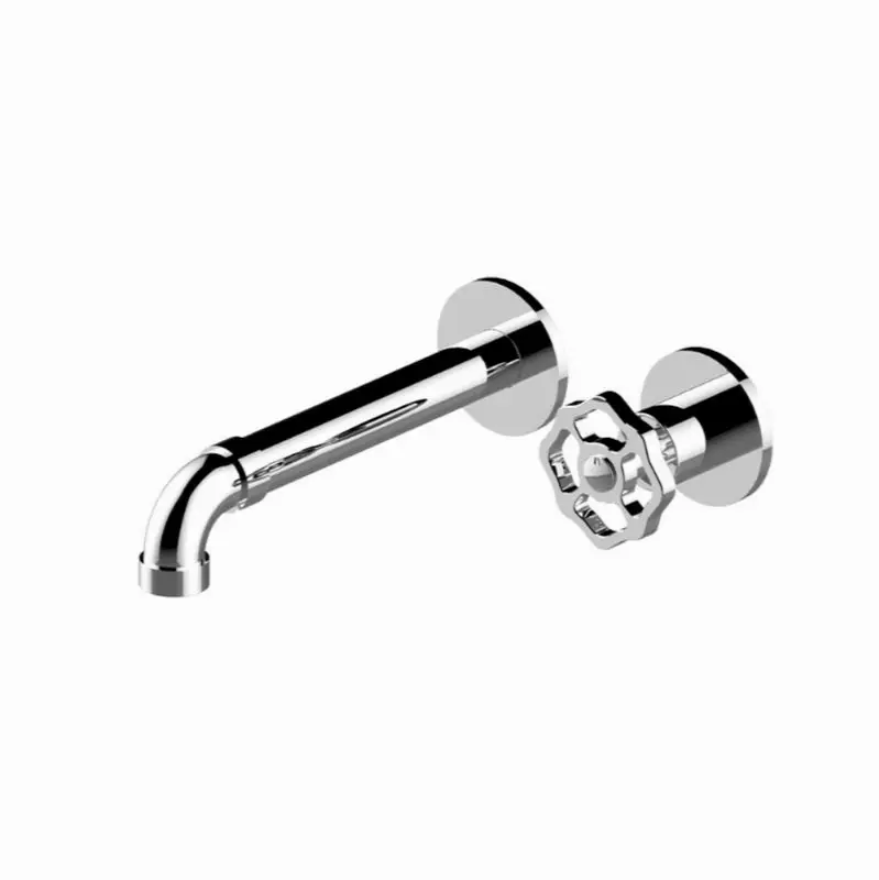 Vintage Wall-Mounted Lavatory Faucet with Single Handle (Trim)