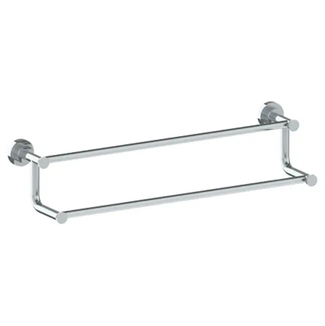 Wall Mounted Double Towel Bar, 24"