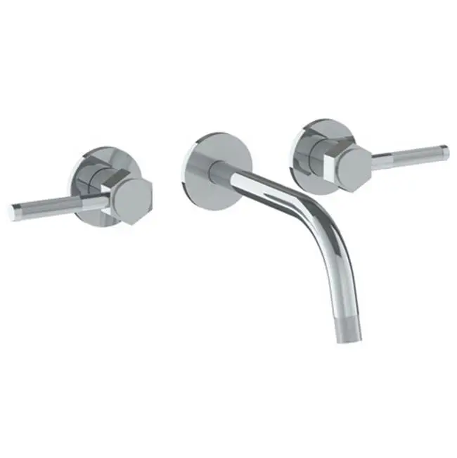 Wall Mounted 3 Hole Lavatory Set with 8 1/4" Spout