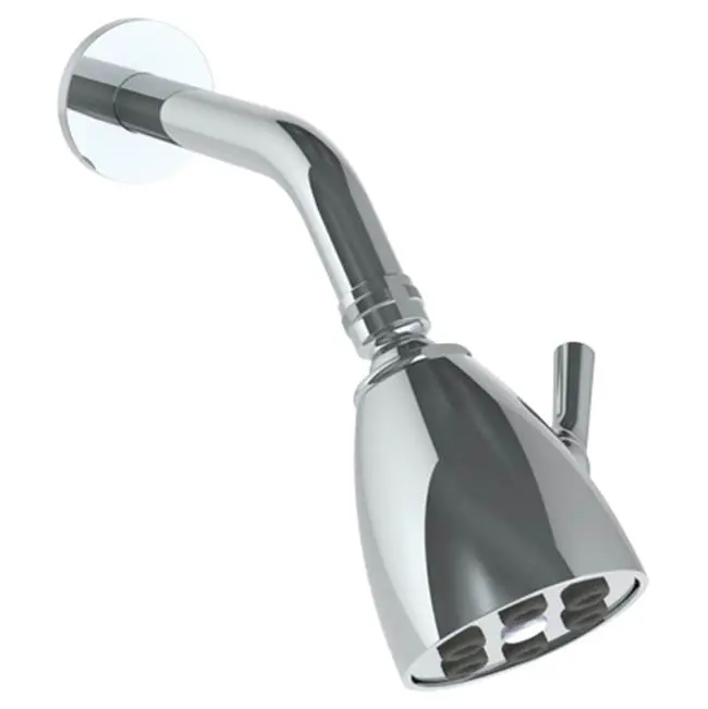 Wall Mounted Showerhead, 2-3/4"dia, with 6" Arm and Flange