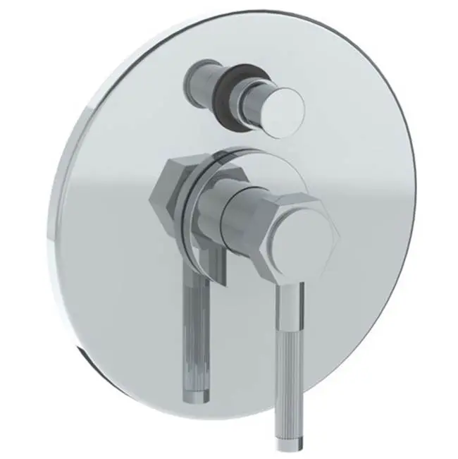 Wall Mounted Pressure Balance Shower Trim with Diverter, 7" dia.