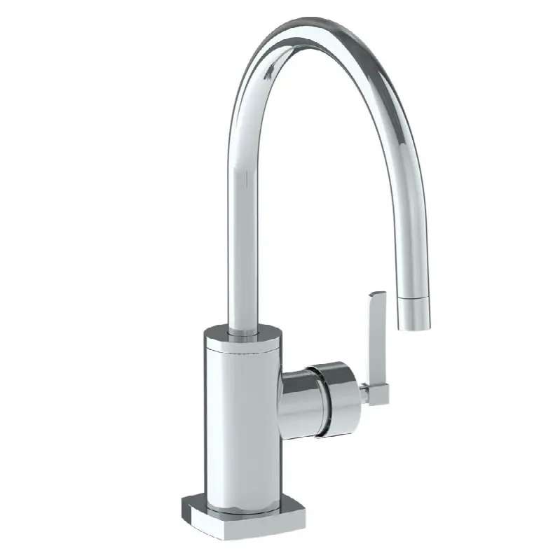 Deck Mounted 1 Hole Kitchen Faucet. Mixing Valve
