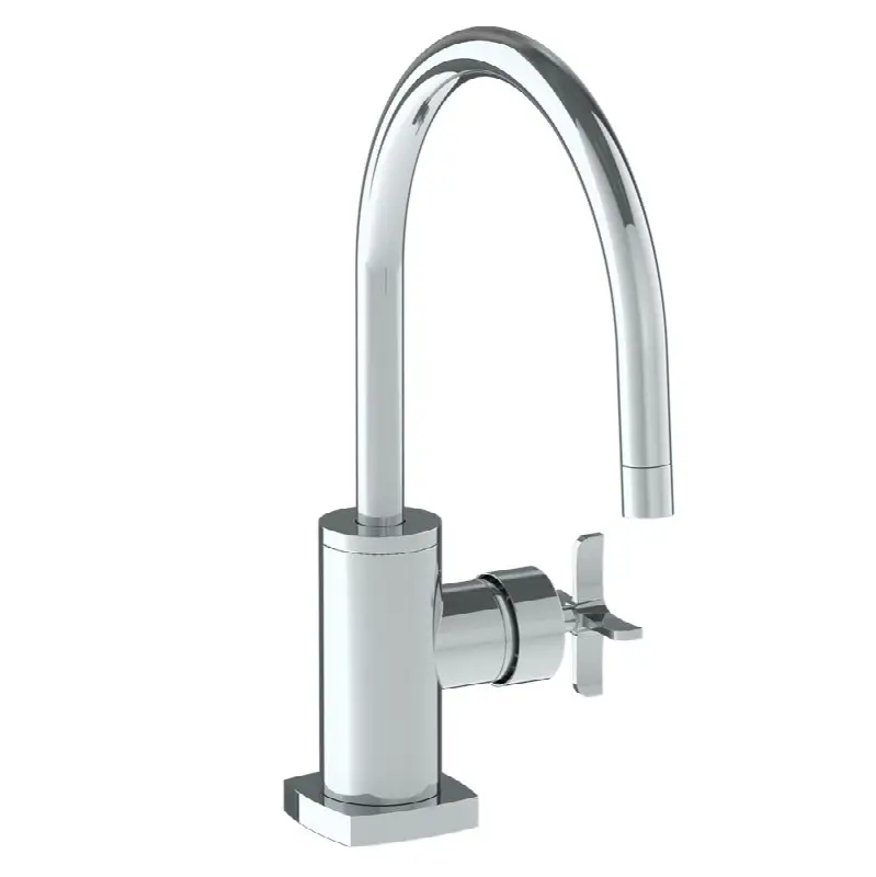 Deck Mounted 1 Hole Kitchen Faucet. Mixing Valve
