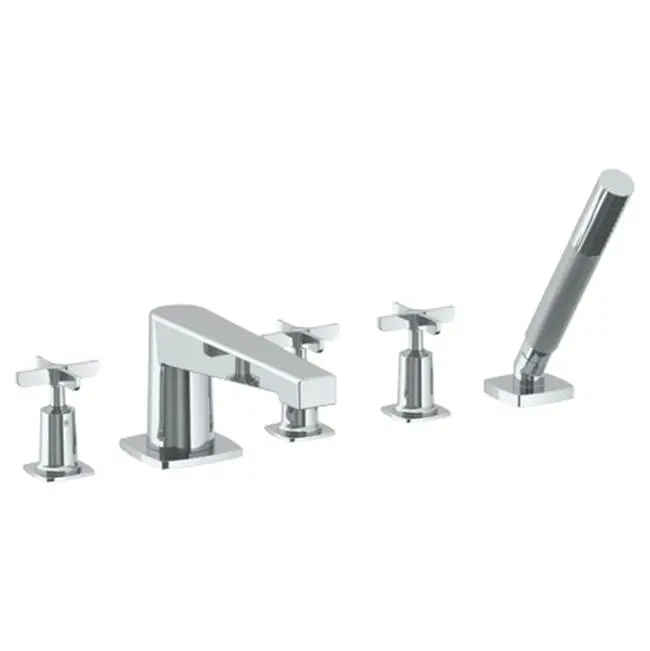 Deck Mounted 5 Hole Bath Set
