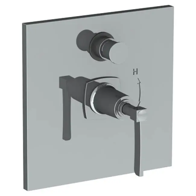 Wall Mounted Pressure Balance Shower Trim with Diverter, 7"