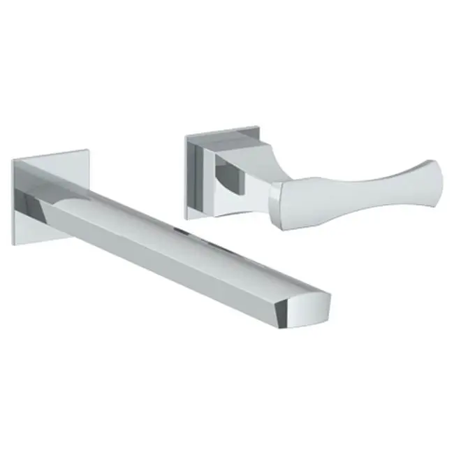 Wall Mounted 2 Hole Lavatory Set with 8 1/2" CTC Spout