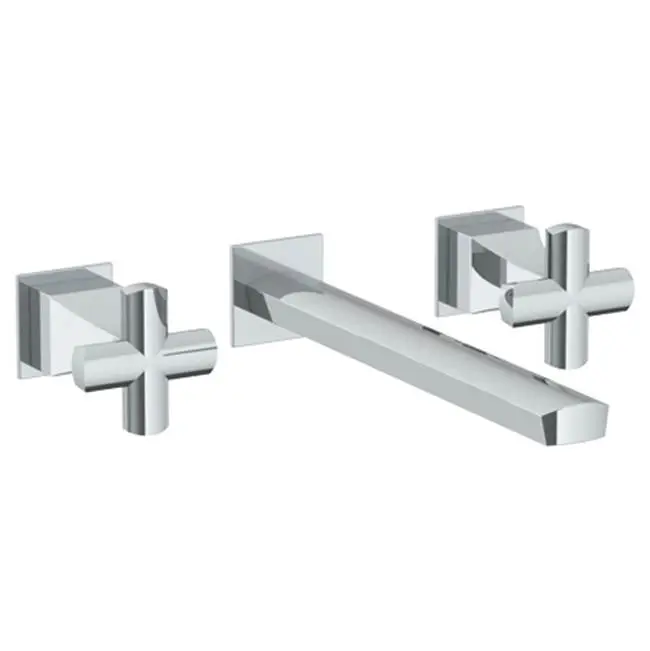 Wall Mounted 3 Hole Lavatory Set with 8 1/2" CTC Spout