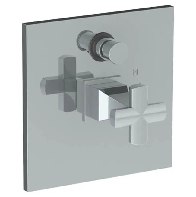 Wall Mounted Pressure Balance Shower Trim with Diverter, 7"