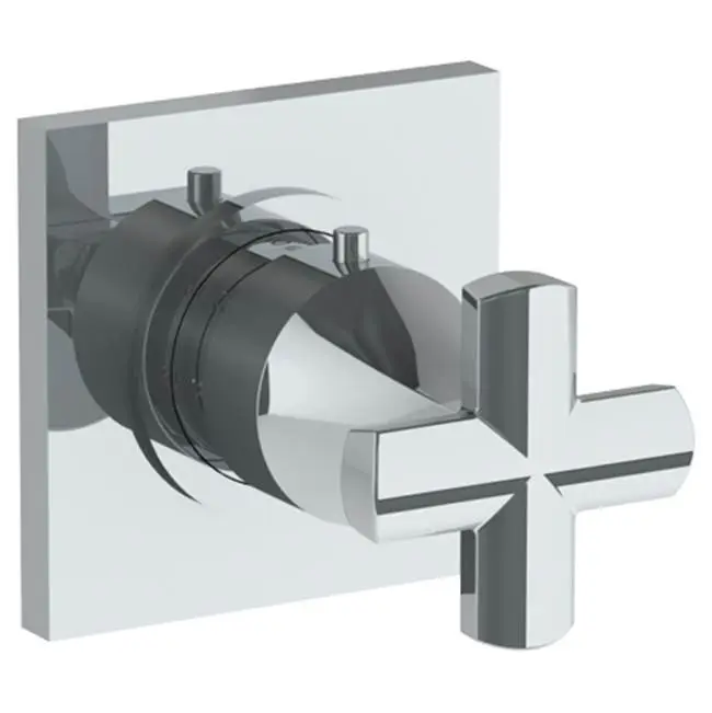 Wall Mounted Thermostatic Shower Trim, 3 1/2" dia.