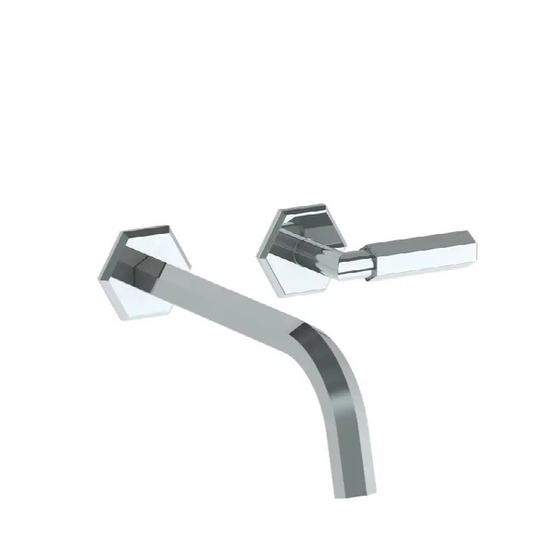 Wall Mounted 2 Hole Lavatory Set with 8 1/2" CTC Spout