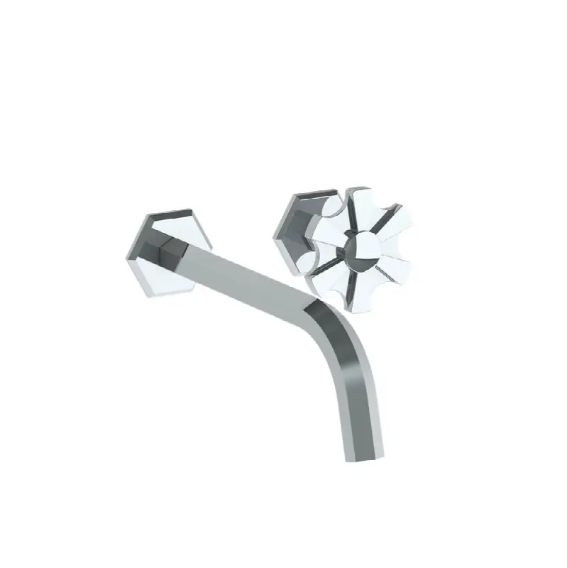 Wall Mounted 2 Hole Lavatory Set with 8 1/2" CTC Spout
