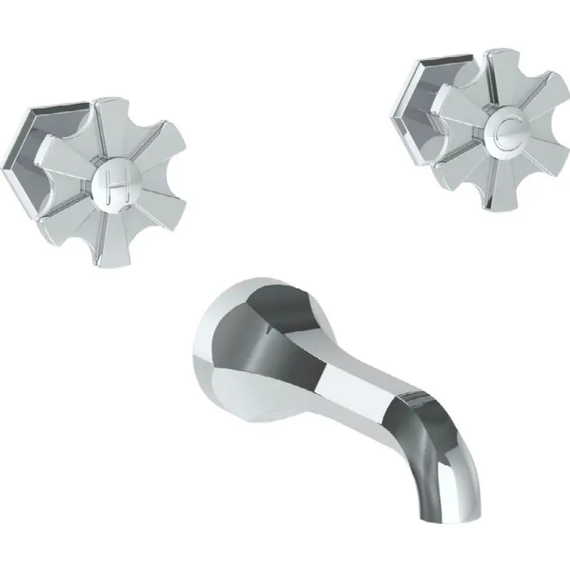 Wall Mounted 3 Hole Bath Set