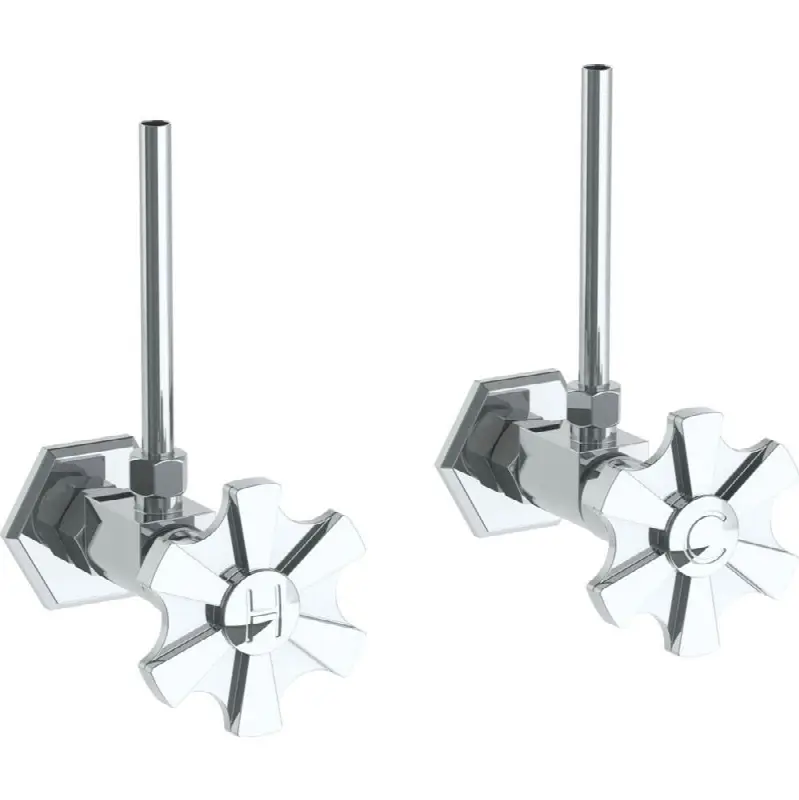 Lavatory Angle Stop Kit -1/2" Compression x 3/8" OD Compression