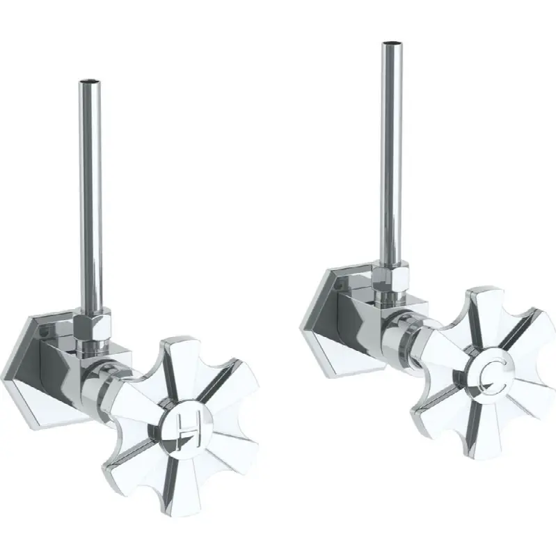 Lavatory Angle Stop Kit -1/2" IPS x 3/8" OD Compression