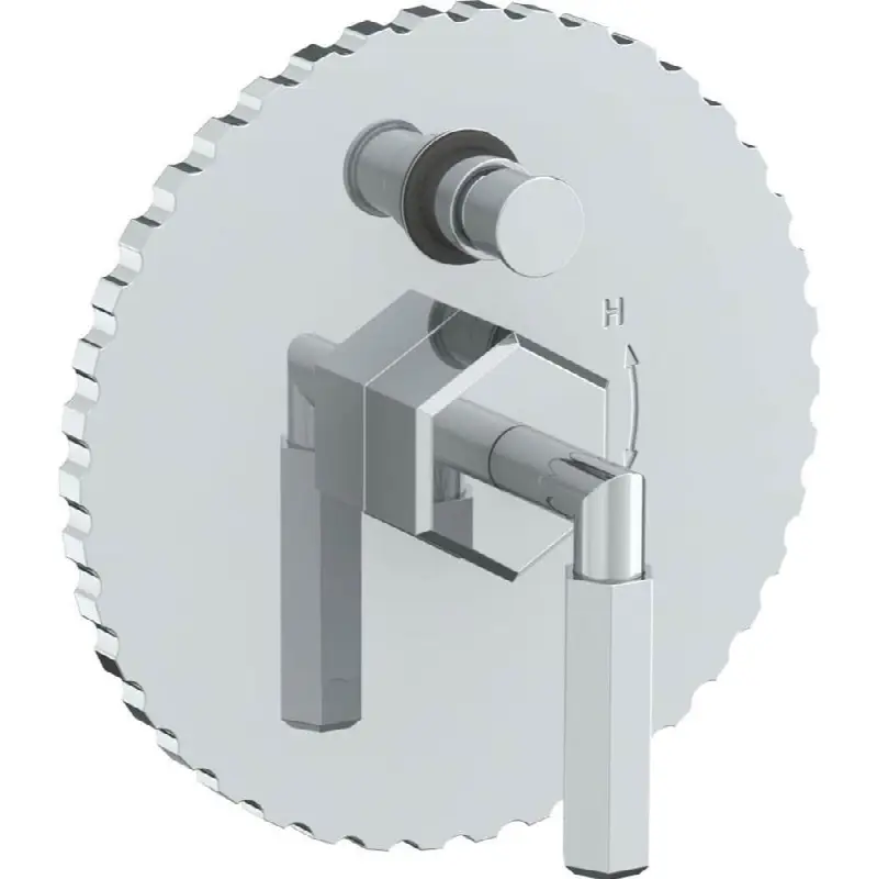 Wall Mounted Pressure Balance Shower Trim with Diverter, 7"