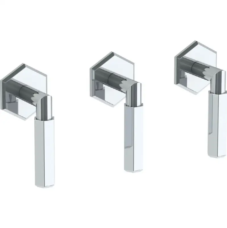 Wall Mounted 3-Valve Shower Trim