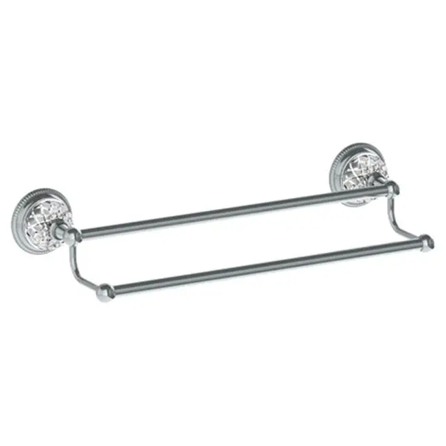Wall Mounted Double Towel Bar, 18"