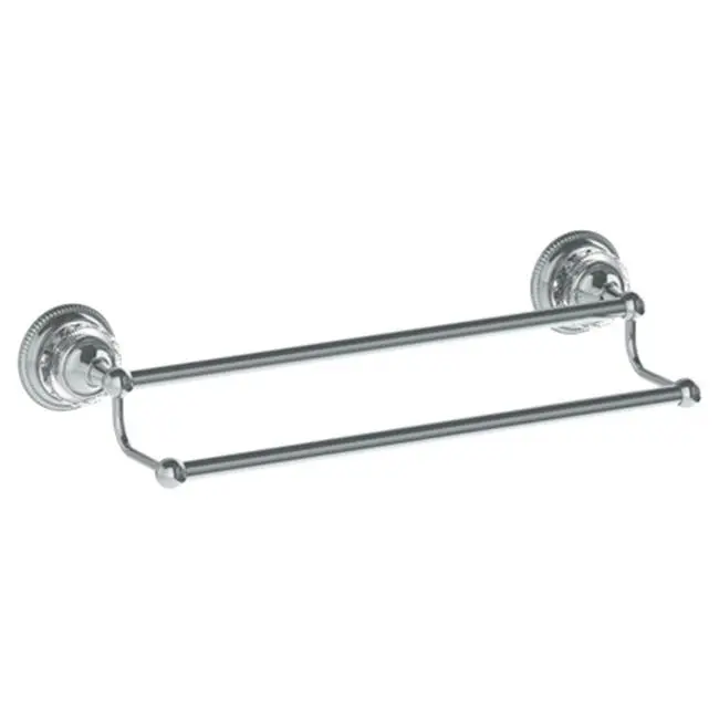 Wall Mounted Double Towel Bar, 18"