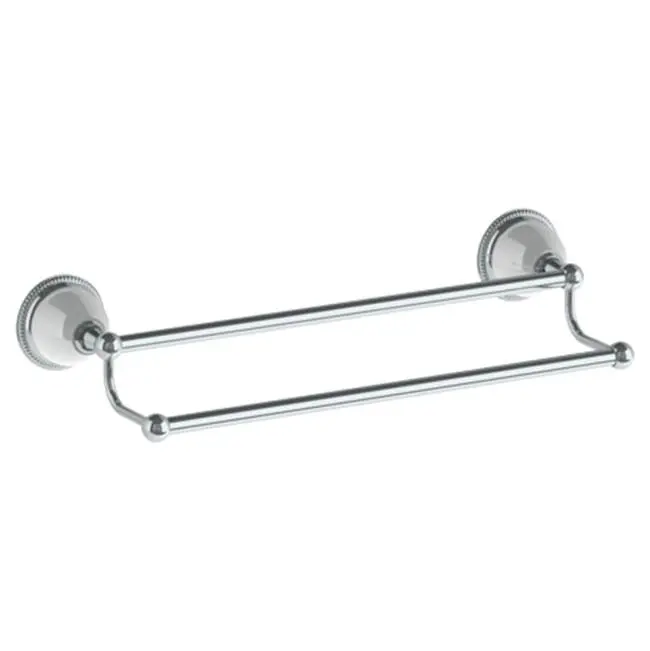 Wall Mounted Double Towel Bar, 18"