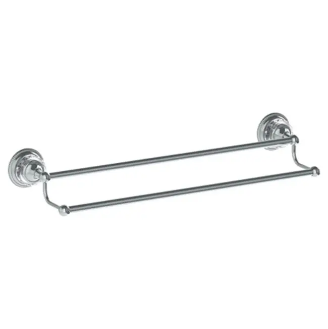 Wall Mounted Double Towel Bar, 24"