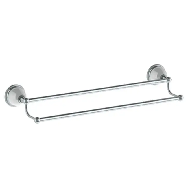 Wall Mounted Double Towel Bar, 24"