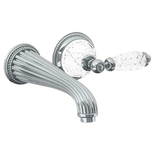 Wall Mounted 2 Hole Lavatory Set with 8 1/4" CTC Spout