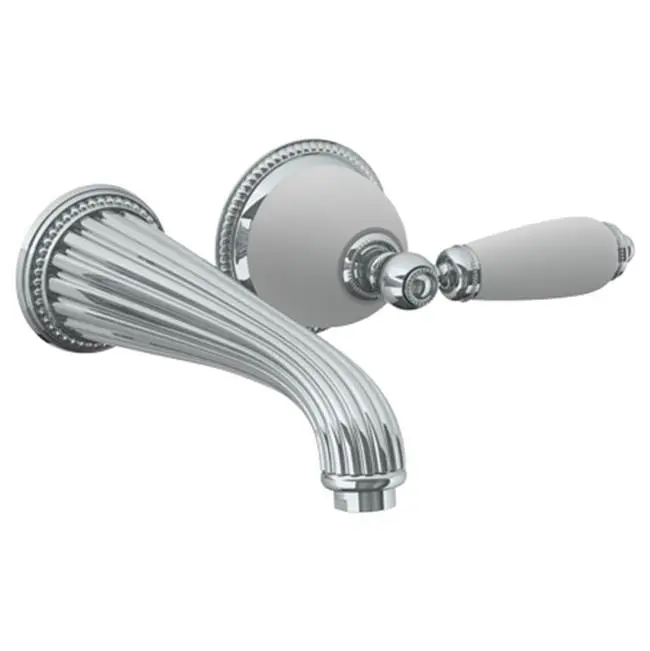 Wall Mounted 2 Hole Lavatory Set with 8 1/4" CTC Spout