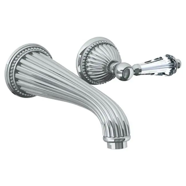 Wall Mounted 2 Hole Lavatory Set with 8 1/4" CTC Spout