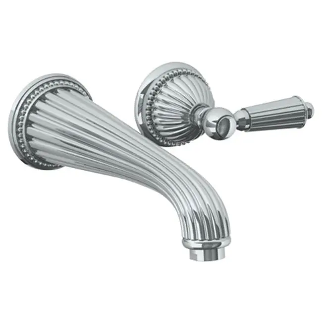 Wall Mounted 2 Hole Lavatory Set with 8 1/4" CTC Spout