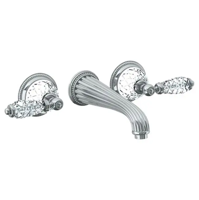 Wall Mounted 3 Hole Lavatory Set with 8 1/4" CTC Spout