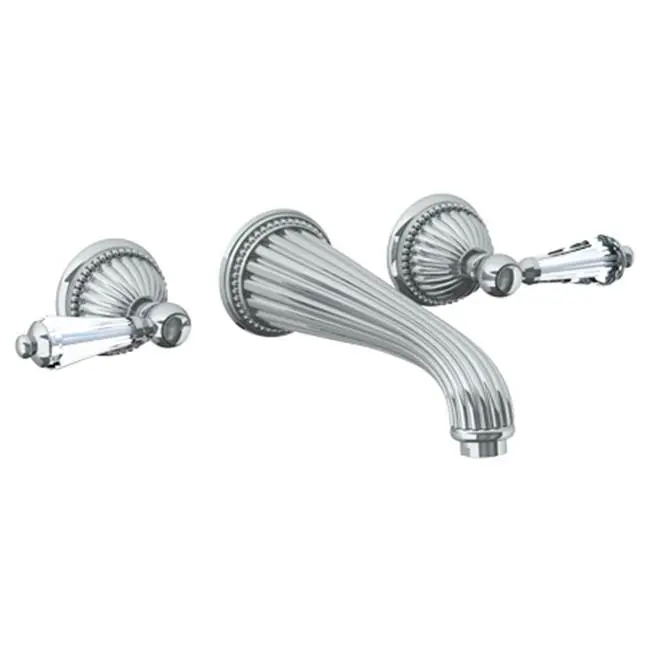 Wall Mounted 3 Hole Lavatory Set with 8 1/4" CTC Spout