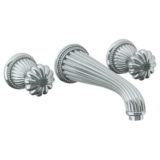Wall Mounted 3 Hole Lavatory Set with 8 1/4" CTC Spout
