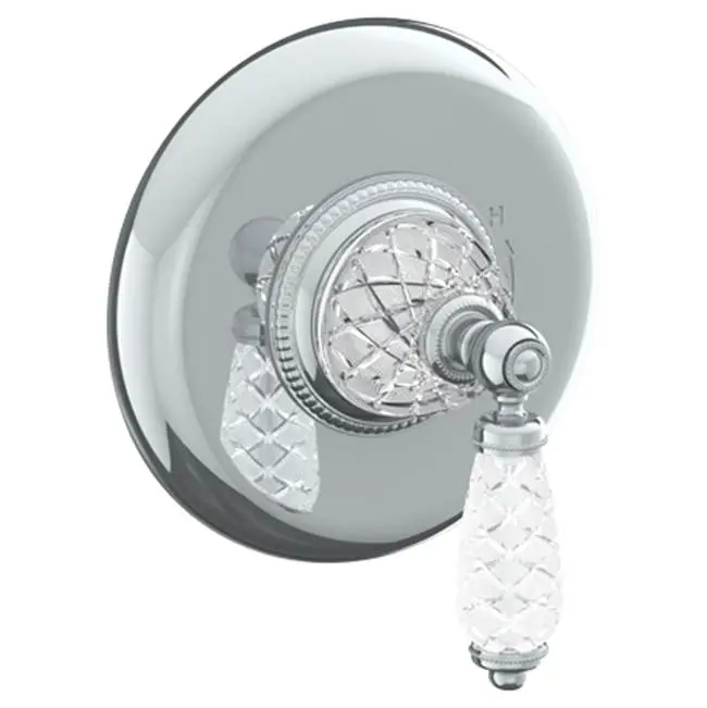 Wall Mounted Pressure Balance Shower Trim, 7" dia.
