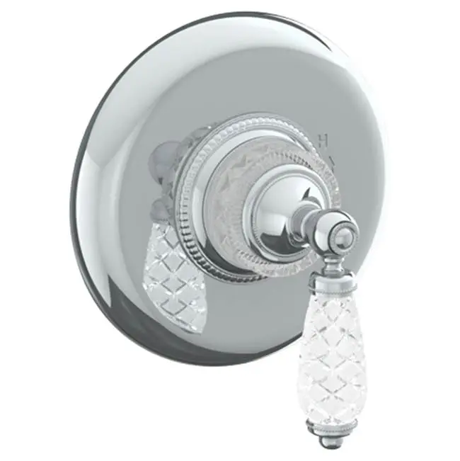 Wall Mounted Pressure Balance Shower Trim, 7" dia.