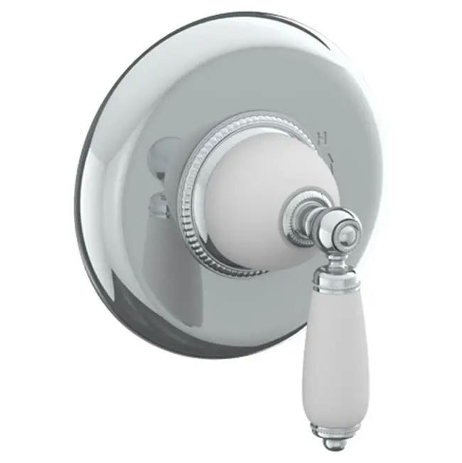 Wall Mounted Pressure Balance Shower Trim, 7" dia.