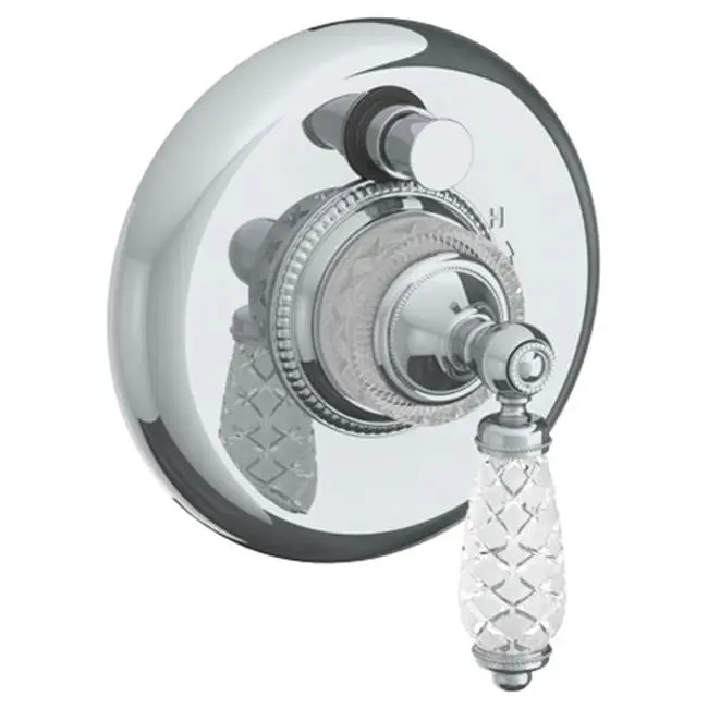 Wall Mounted Pressure Balance Shower Trim with Diverter, 7" dia.