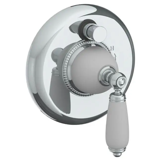 Wall Mounted Pressure Balance Shower Trim with Diverter, 7" dia.