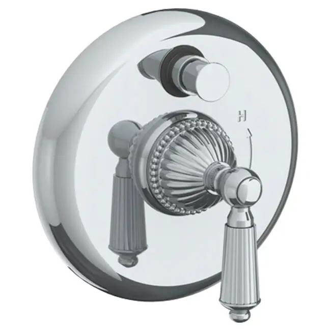 Wall Mounted Pressure Balance Shower Trim with Diverter, 7" dia.