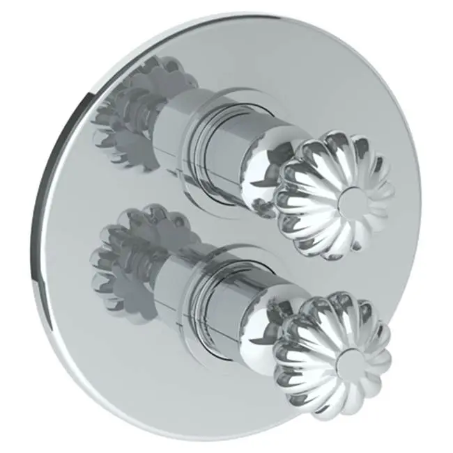 Wall Mounted Thermostatic Shower Trim with built-in control, 7 1/2"
