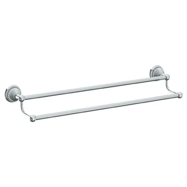 Wall Mounted Double Towel Bar, 24"