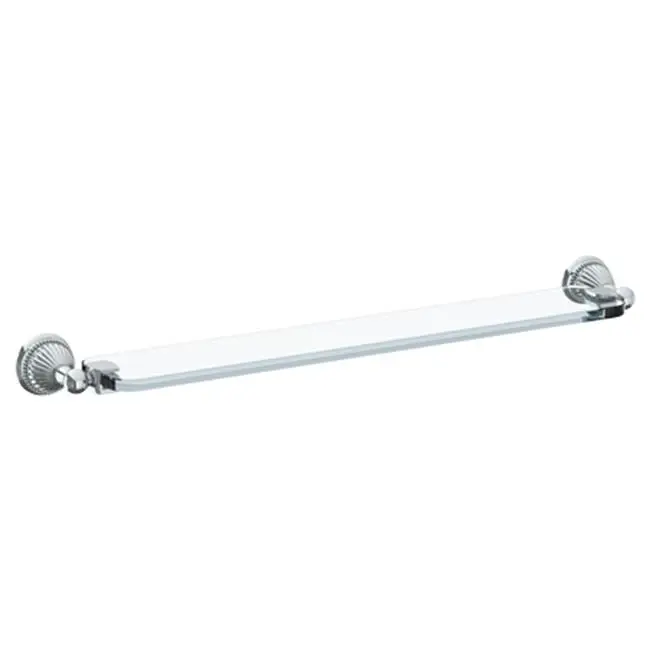 Wall Mounted 24" Glass Shelf