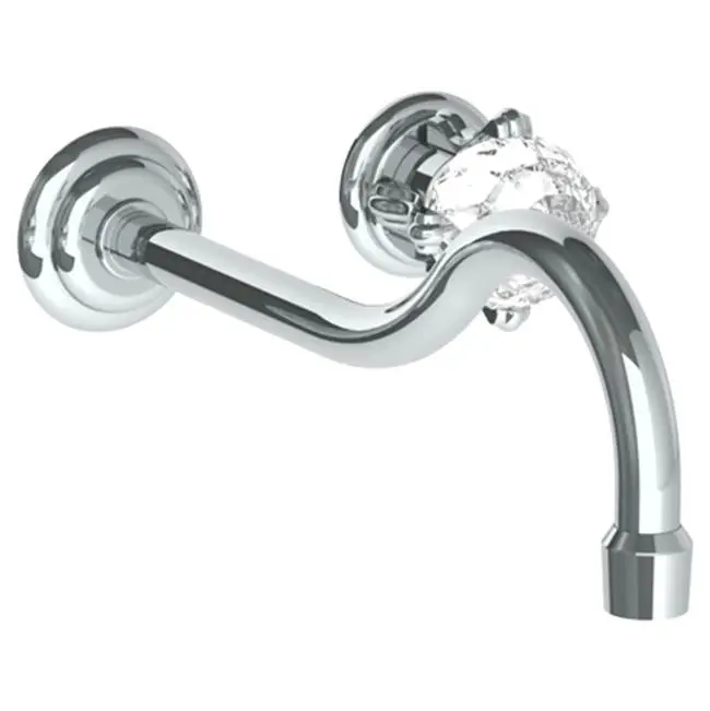 Wall Mounted 2 Hole Lavatory Set with 10 5/8" CTC Spout