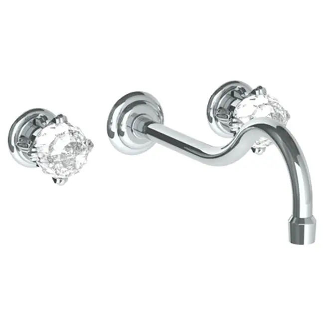 Wall Mounted 3 Hole Lavatory Set with 10 5/8" CTC Spout