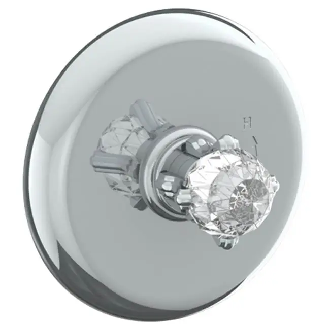 Wall Mounted Pressure Balance Shower Trim, 7" dia.