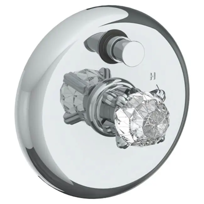 Wall Mounted Pressure Balance Shower Trim with Diverter, 7" dia.
